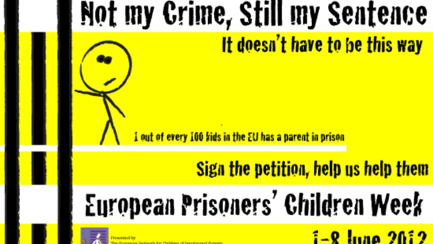 Europski tjedan djece čiji su roditelji u zatvoru 1. – 8. lipnja