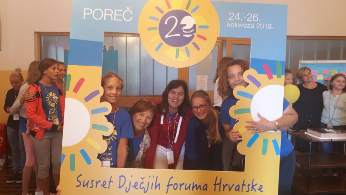 Susret Dječjih foruma Hrvatske u Poreču