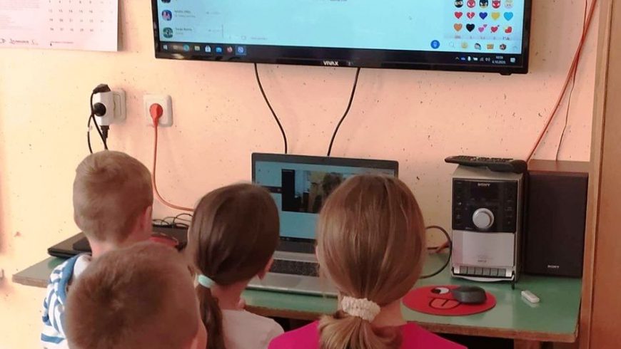Online druženje s djecom iz Područne škole Lupinjak