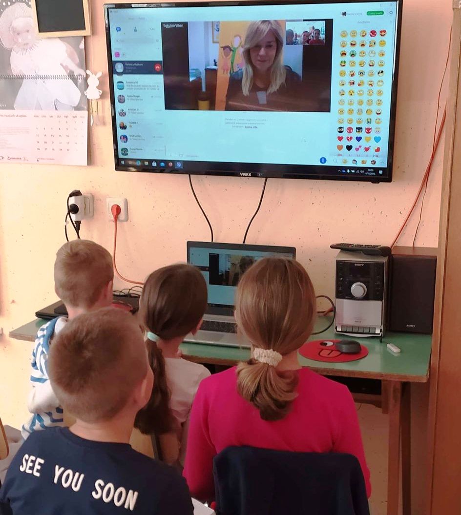 Online druženje s djecom iz Područne škole Lupinjak